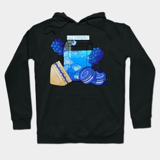 Blue Raspberry Snacks Hoodie